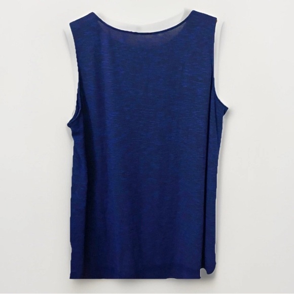 MBLM by Tess Holliday Plus Size Designer Women’s Shirt Blue Metallic Details - Picture 2 of 9